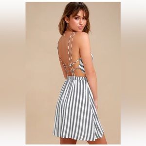 Lulu’s Striped Skater dress